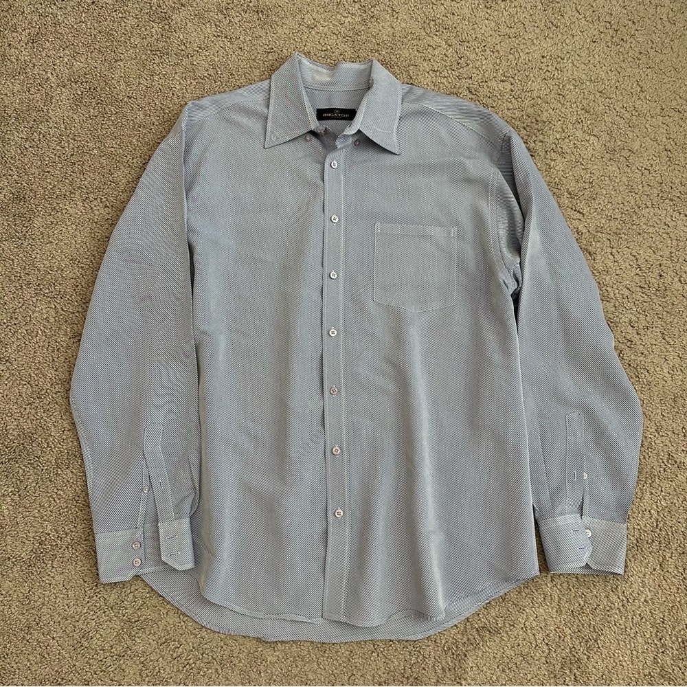 Bugatchi Shirt Mens Size XXL Stripes Button Up